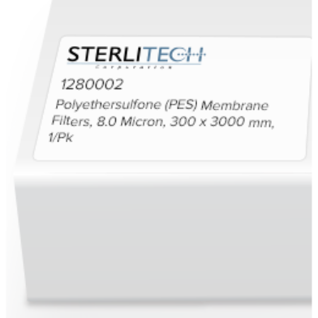 STERLITECH PES Membrane Filters, 8.0um, 300 x 3000mm, 1/Pk 1280002